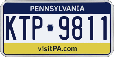 PA license plate KTP9811