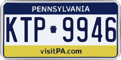 PA license plate KTP9946