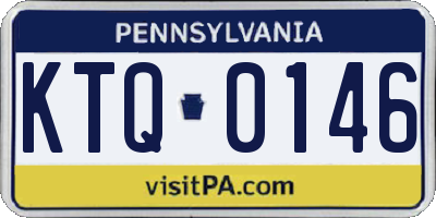 PA license plate KTQ0146