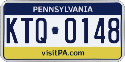 PA license plate KTQ0148
