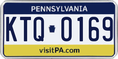 PA license plate KTQ0169