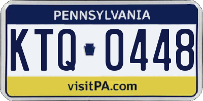 PA license plate KTQ0448