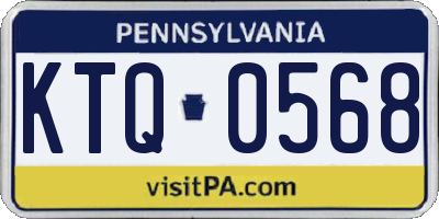 PA license plate KTQ0568