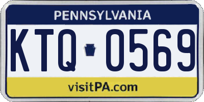 PA license plate KTQ0569