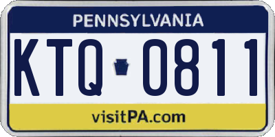 PA license plate KTQ0811