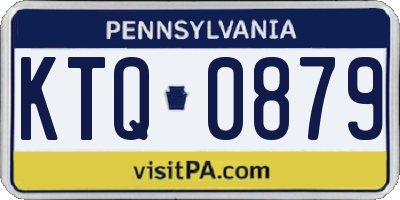 PA license plate KTQ0879