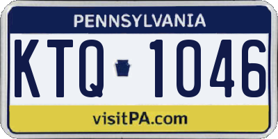 PA license plate KTQ1046