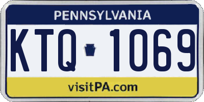 PA license plate KTQ1069