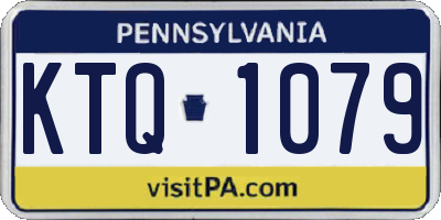 PA license plate KTQ1079