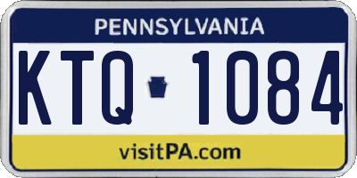 PA license plate KTQ1084