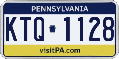 PA license plate KTQ1128