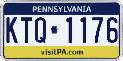 PA license plate KTQ1176