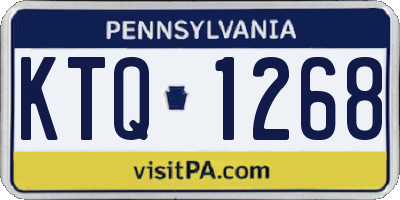 PA license plate KTQ1268