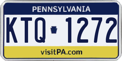 PA license plate KTQ1272