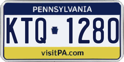 PA license plate KTQ1280