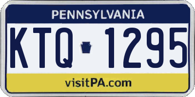 PA license plate KTQ1295