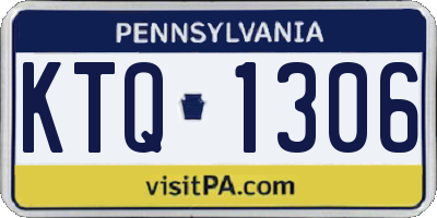 PA license plate KTQ1306