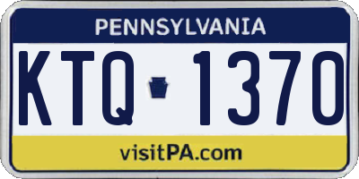 PA license plate KTQ1370