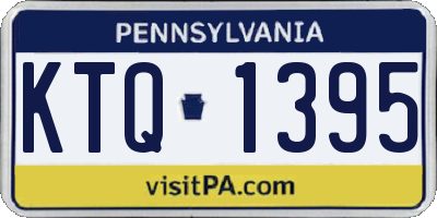 PA license plate KTQ1395