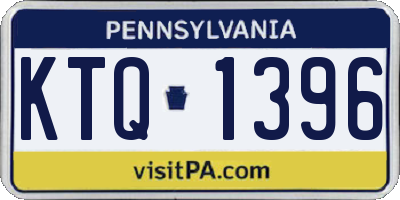 PA license plate KTQ1396