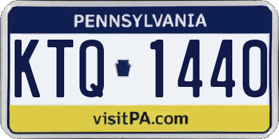PA license plate KTQ1440