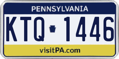 PA license plate KTQ1446
