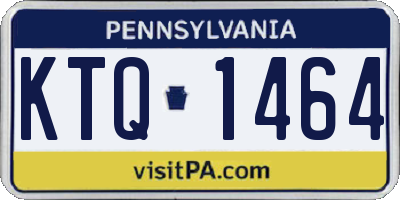 PA license plate KTQ1464