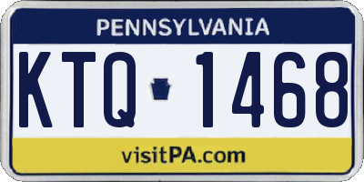 PA license plate KTQ1468