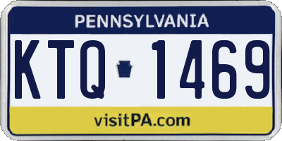 PA license plate KTQ1469