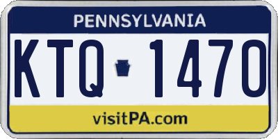PA license plate KTQ1470