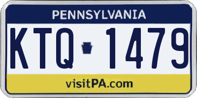 PA license plate KTQ1479