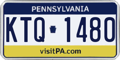 PA license plate KTQ1480