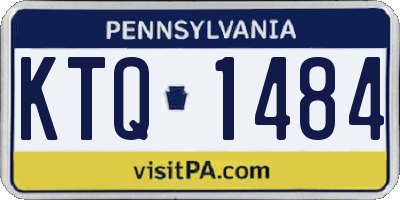 PA license plate KTQ1484