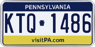 PA license plate KTQ1486