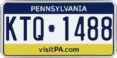PA license plate KTQ1488