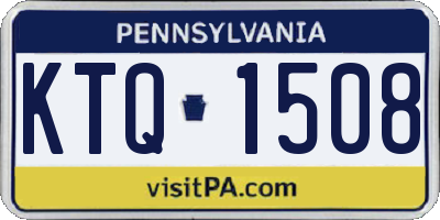 PA license plate KTQ1508