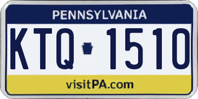 PA license plate KTQ1510