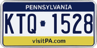 PA license plate KTQ1528