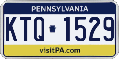 PA license plate KTQ1529