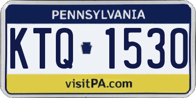 PA license plate KTQ1530