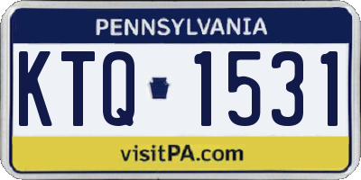 PA license plate KTQ1531