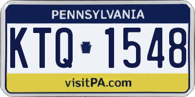 PA license plate KTQ1548