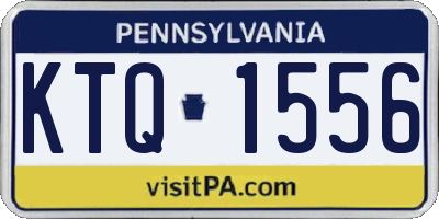 PA license plate KTQ1556