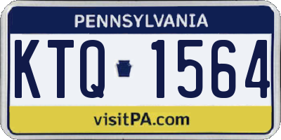 PA license plate KTQ1564