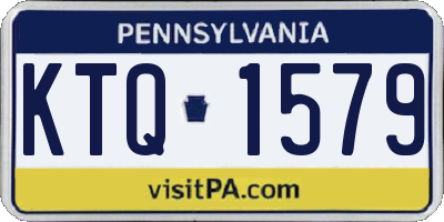 PA license plate KTQ1579