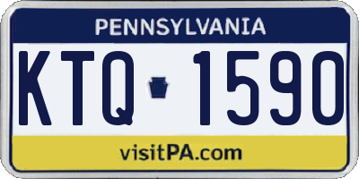 PA license plate KTQ1590