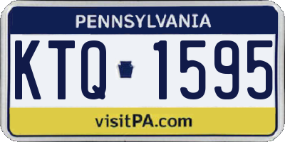PA license plate KTQ1595