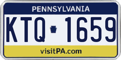 PA license plate KTQ1659