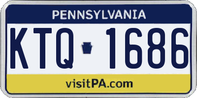 PA license plate KTQ1686