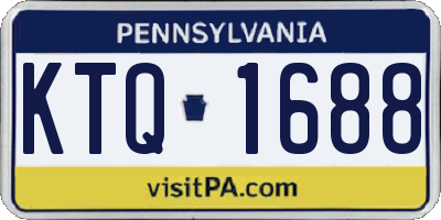 PA license plate KTQ1688